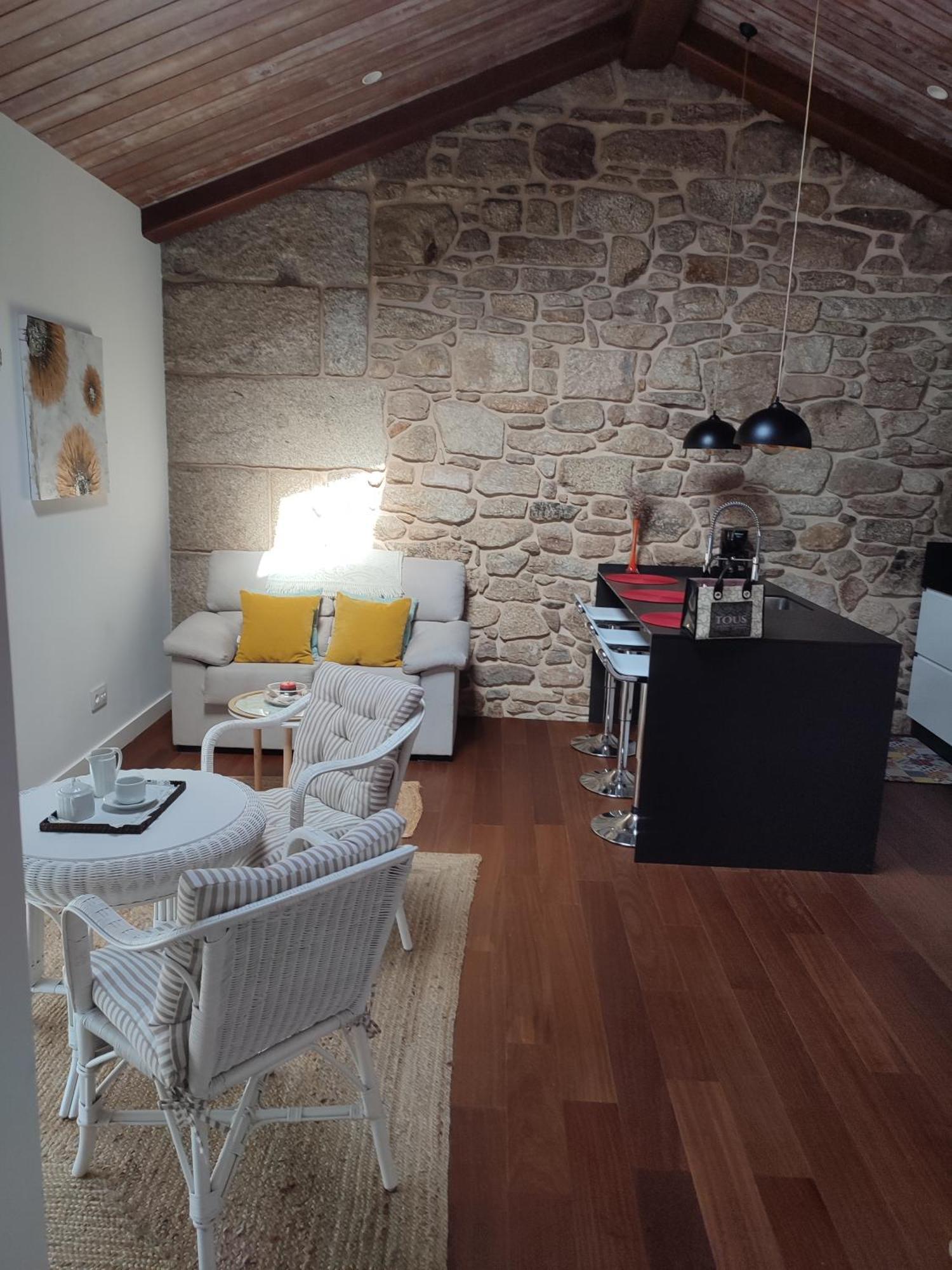 Вилла O Inino Casita Rural Costera Эль-Грове Экстерьер фото